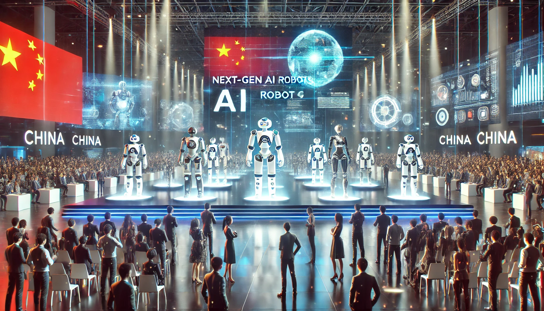 China Reveals Next-Gen AI Robots at World Tech Expo